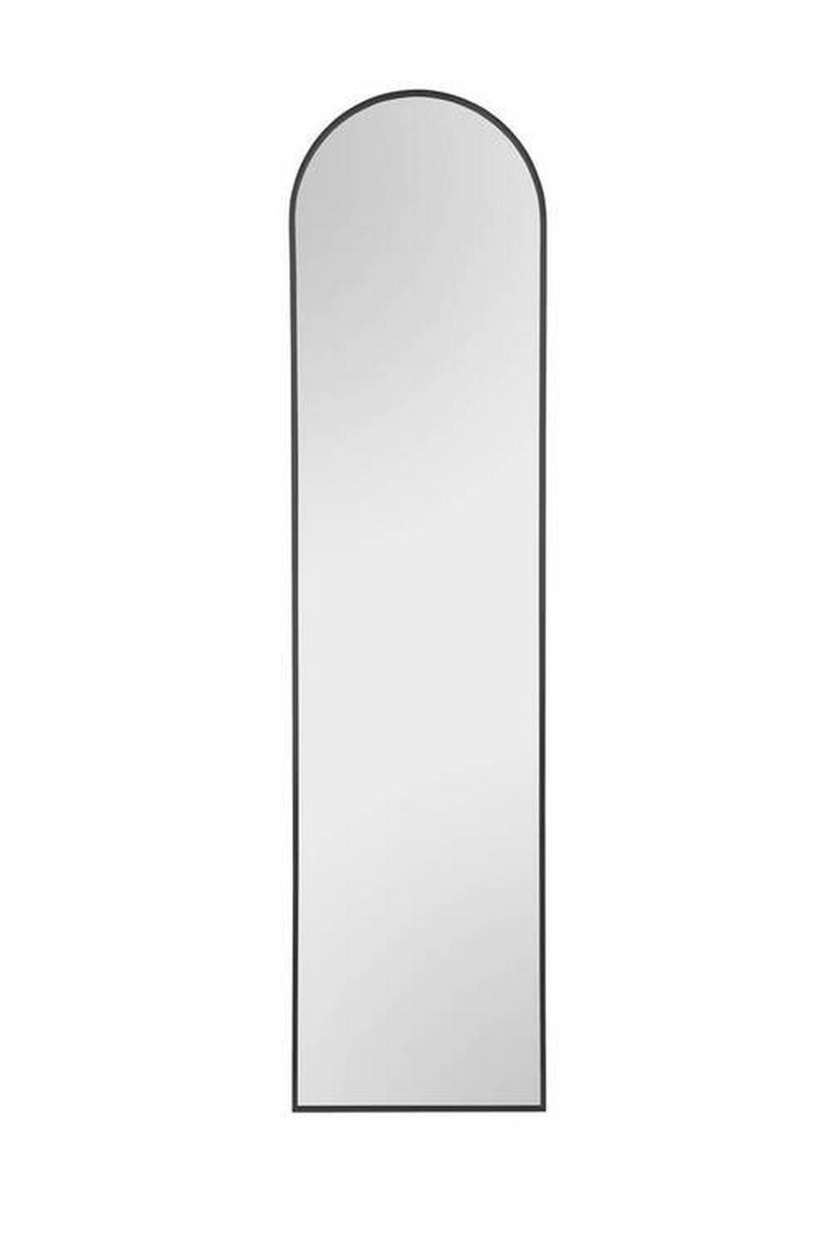 Standspiegel Britt in Schwarz - Schwarz, MODERN, Glas/Metall (40/160cm) - Mömax