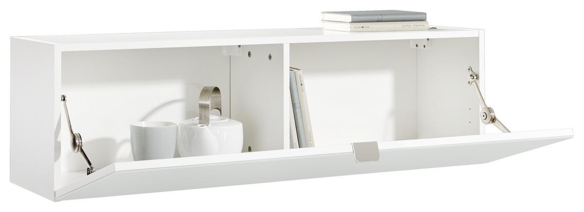 ELEMENT WISZĄCY POOLE - kolor stalowy/biały, Design, materiał drewnopochodny/metal (109,7/32/29cm) - Hom`in