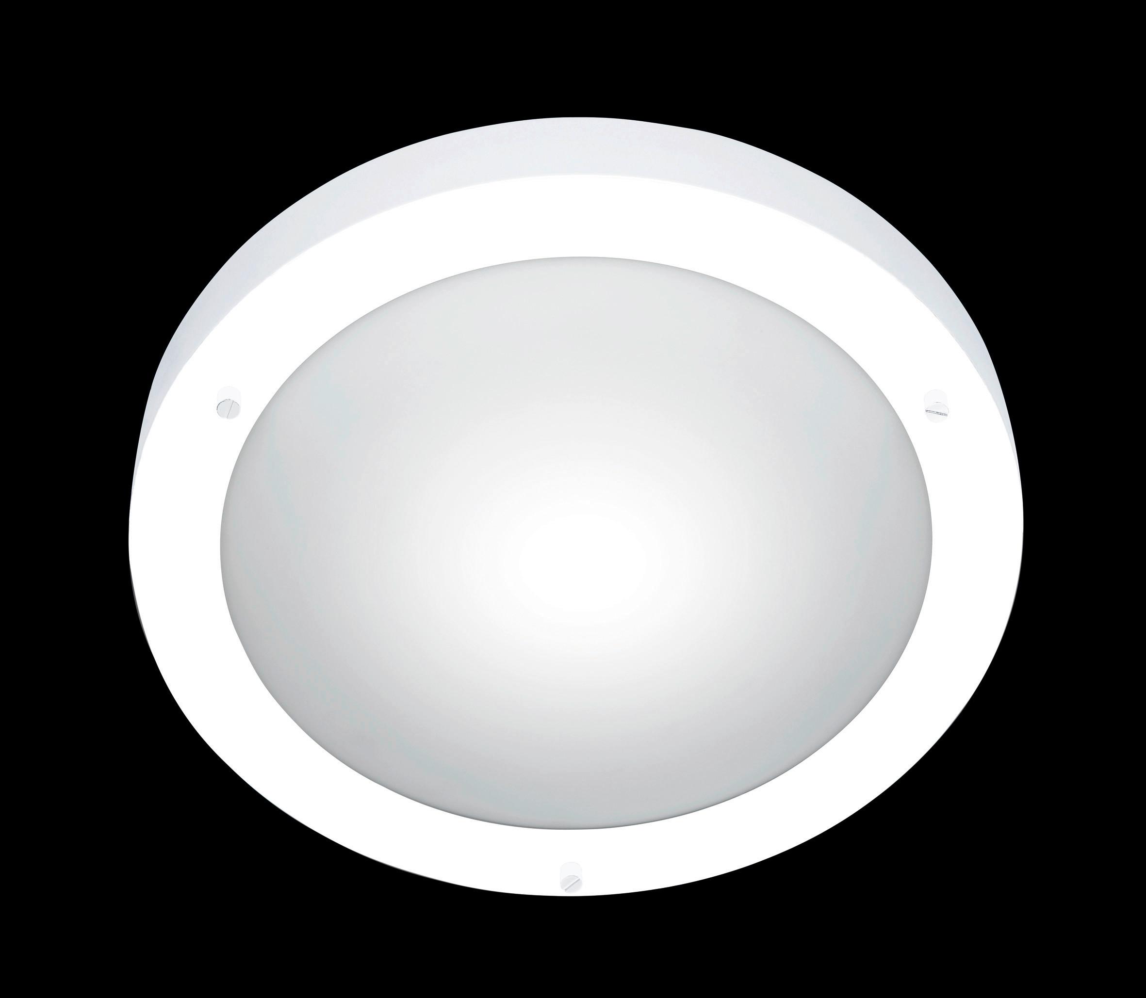 Badezimmer-Deckenleuchte Condus in Weiß max. 60 Watt - Weiß, Basics, Glas/Metall (31,5/8,0cm) - Trio Leuchten