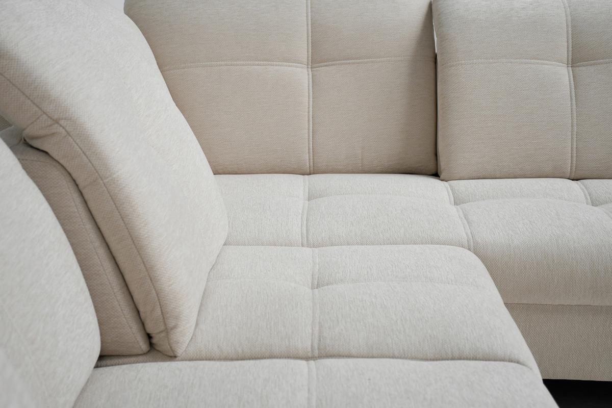 Sarokkanapé Sierra - bézs, Modern, textil (364/230cm) - Mömax