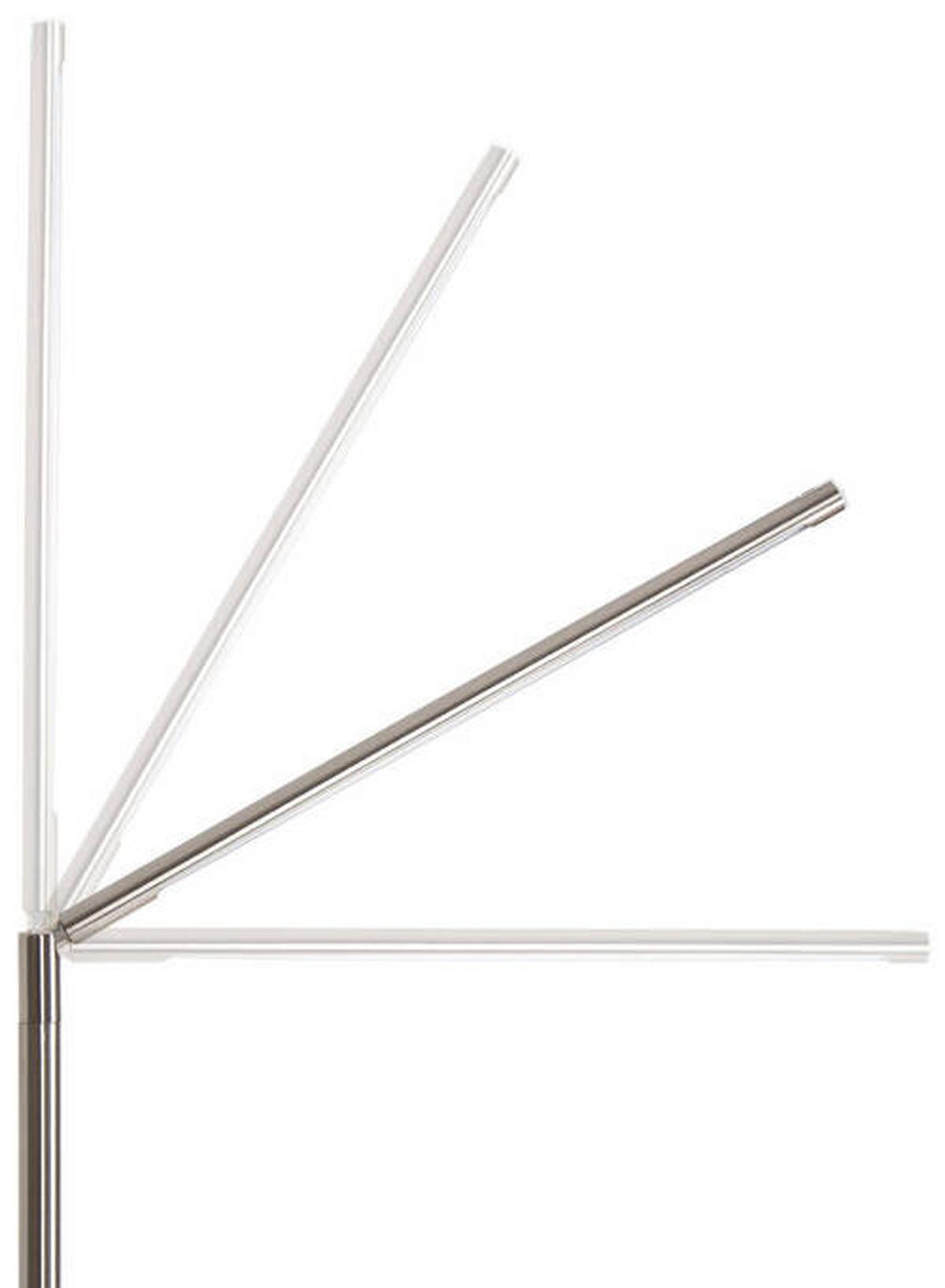 LED-TISCHLEUCHTE 50550101 CARLO - Silberfarben, Basics, Metall (3/3/40cm) - Globo