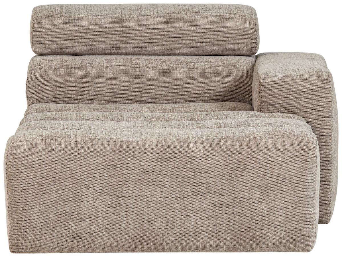 Sofaelement Novi Naturfarben B: 173cm - Schwarz/Naturfarben, Design, Kunststoff/Textil (173/86/109cm) - Livetastic