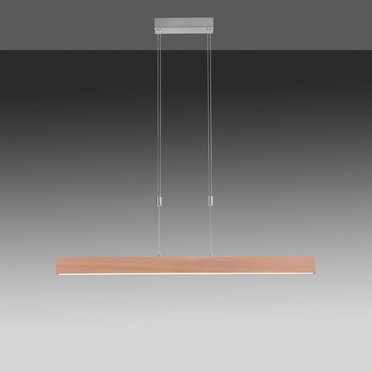 LAMPA WISZĄCA LED AMANDA - kolor aluminiowy, Design, tworzywo sztuczne/metal (110/5/160cm)