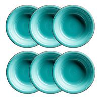 SUPPENTELLERSET 935334 LUMACA TELLERSET - Türkis, Basics, Keramik (21/5,5cm) - Mäser