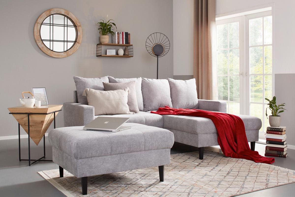 Wandregal in Naturfarben/Schwarz - Schwarz/Naturfarben, LIFESTYLE, Holz/Metall (60/22/20cm) - Mömax