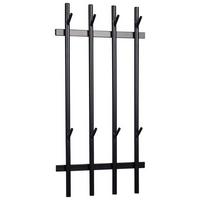 Wandgarderobe Vigo in Schwarz - Schwarz, Konventionell, Metall (46/90/5cm) - Mömax