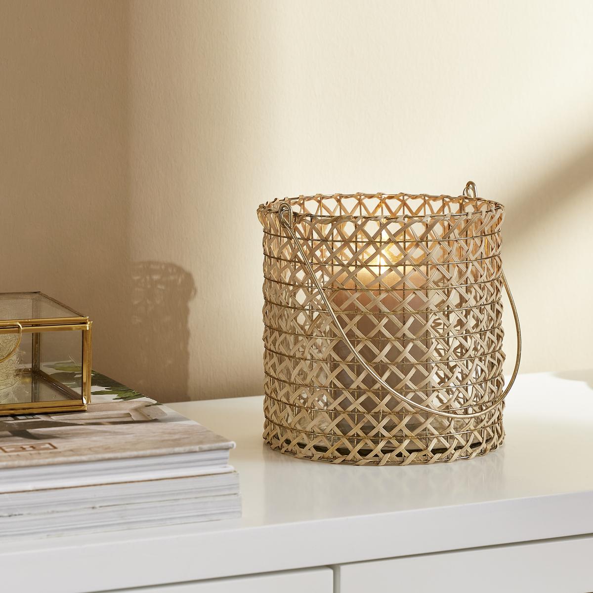 LATARENKA 7743884 - brązowy, Basics, szkło (15/16/15cm) - Light & Living