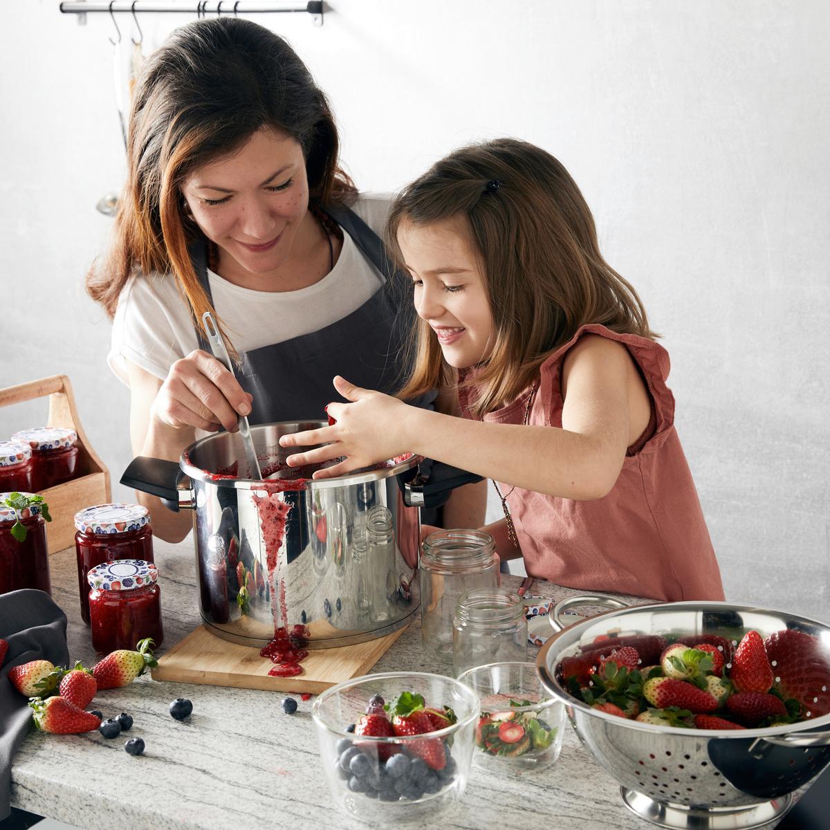 Befőttesüvegszett Basic - Konventionell, üveg/fém (29/19/14cm)