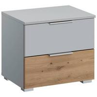 Noptiera Alabama - gri deschis/stejar Artisan, Modern, material pe bază de lemn (47/43/42cm)