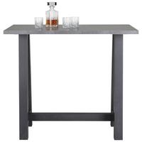 Bartisch in Graphitfarben/Schwarz - Graphitfarben/Schwarz, MODERN, Holzwerkstoff (120/105/70cm) - Mömax