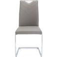 Schwingstuhl Grau - Chromfarben/Grau, MODERN, Textil/Metall (47,5/97,5/58,5cm) - Based Schwingstuhl Grau - Chromfarben/Grau, MODERN, Textil/Metall (47,5/97,5/58,5cm) - Based