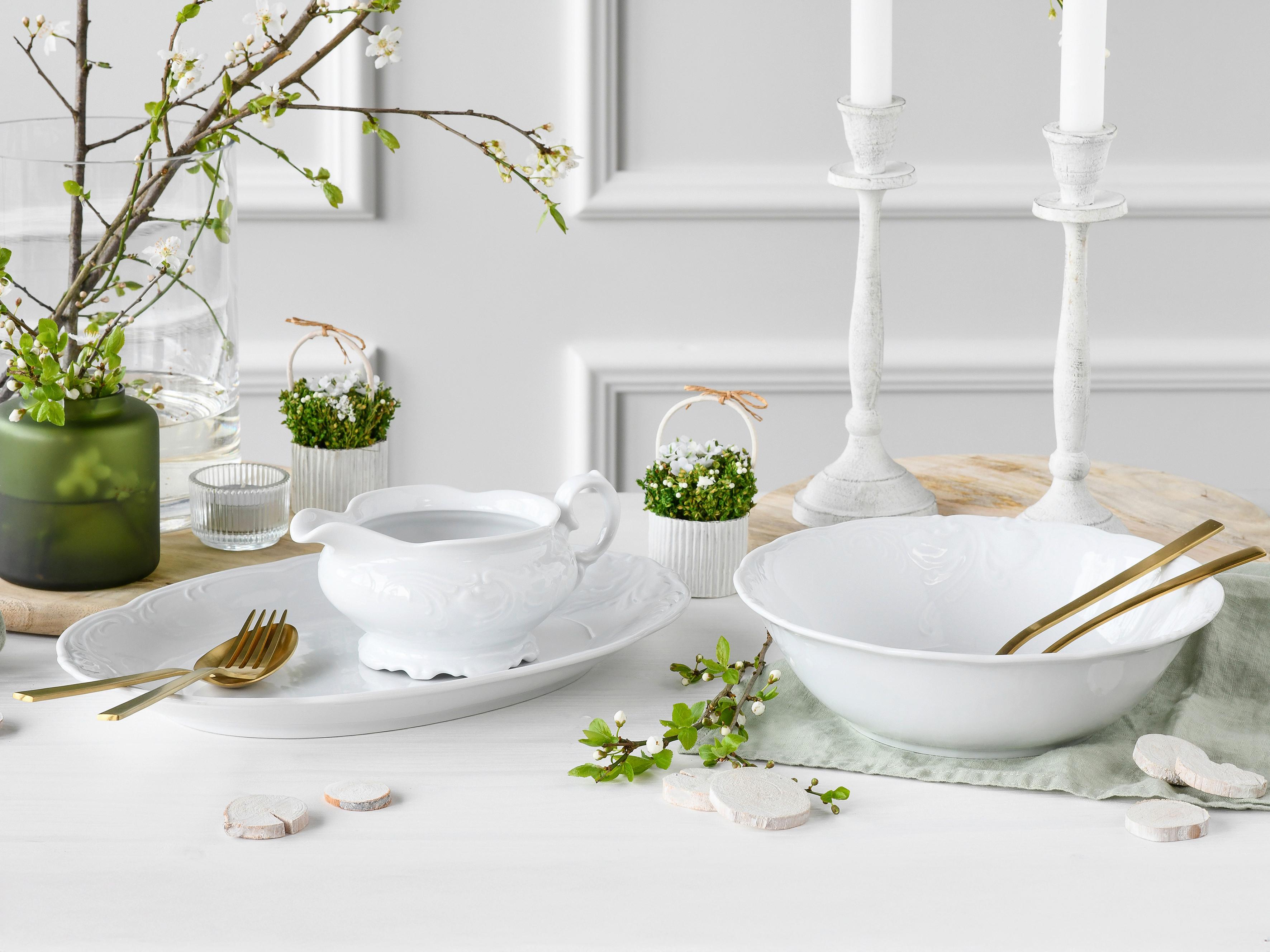 Kombinirani Servis Frederike, 3-Delni - bela, Basics, keramika - Creatable