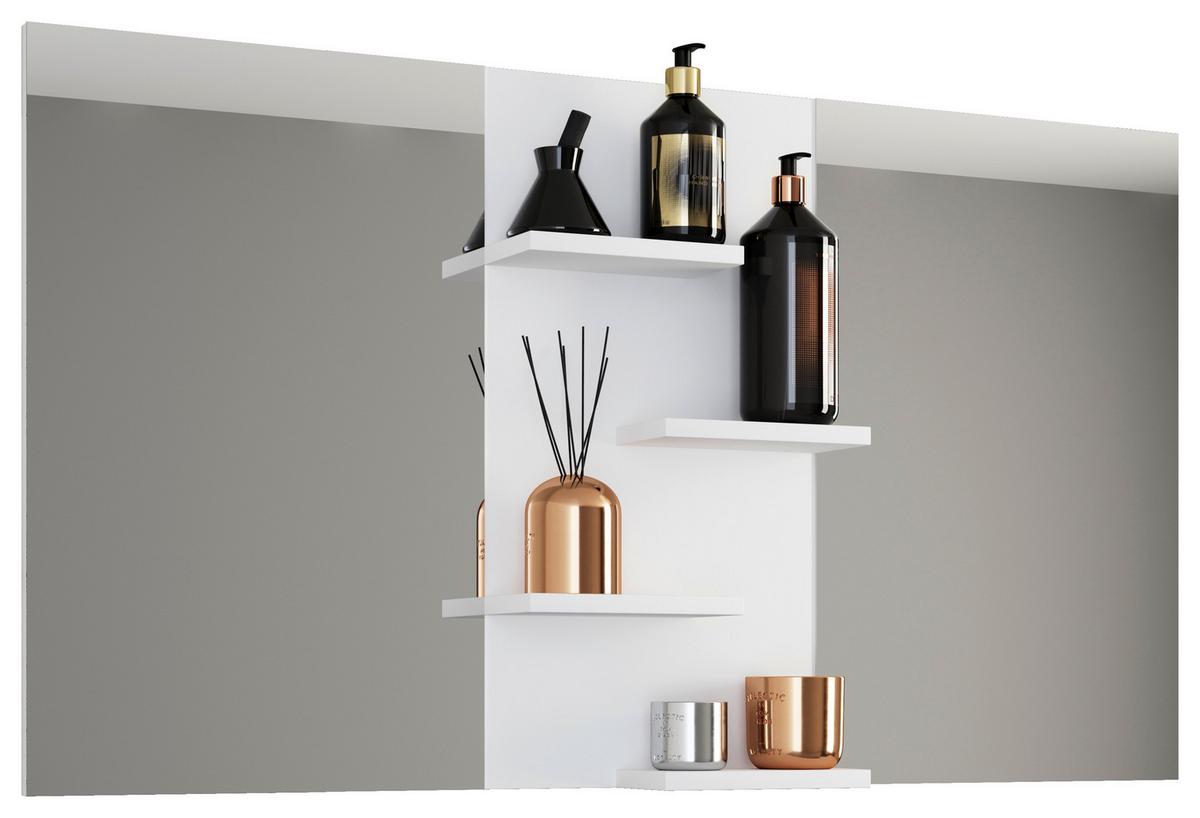 Ogledalo Budasi, Bela - bela, Moderno, leseni material (112/59/11,5cm) - MID.YOU