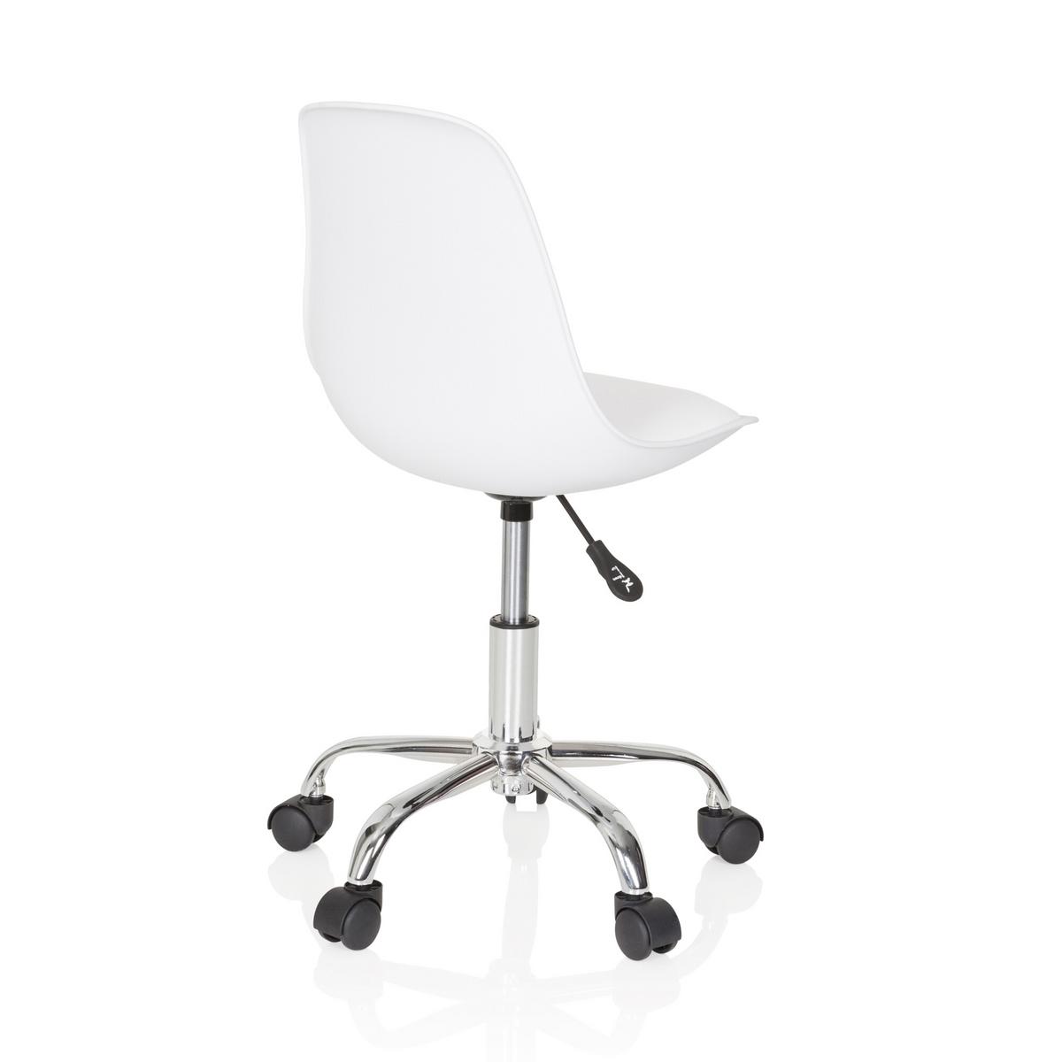 Mladinski Vrtljivi Stol Fancy Ii, Bela - bela, Basics, umetna masa/tekstil (40/72-82/44cm) - MID.YOU
