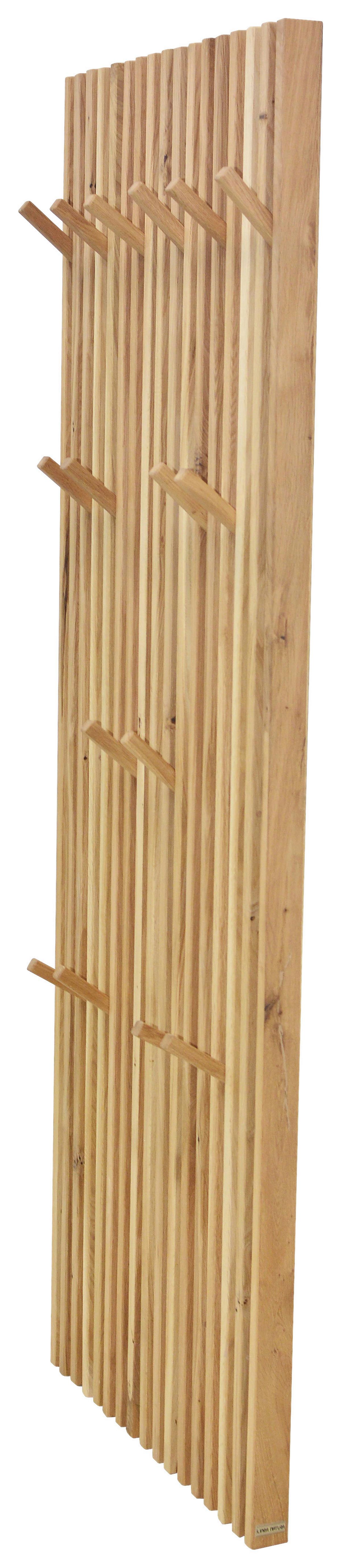 PANEL DO PRZEDPOKOJU STUDIOLINE - kolor dębowy, Natur, drewno (66/185/5,5cm) - Linea Natura