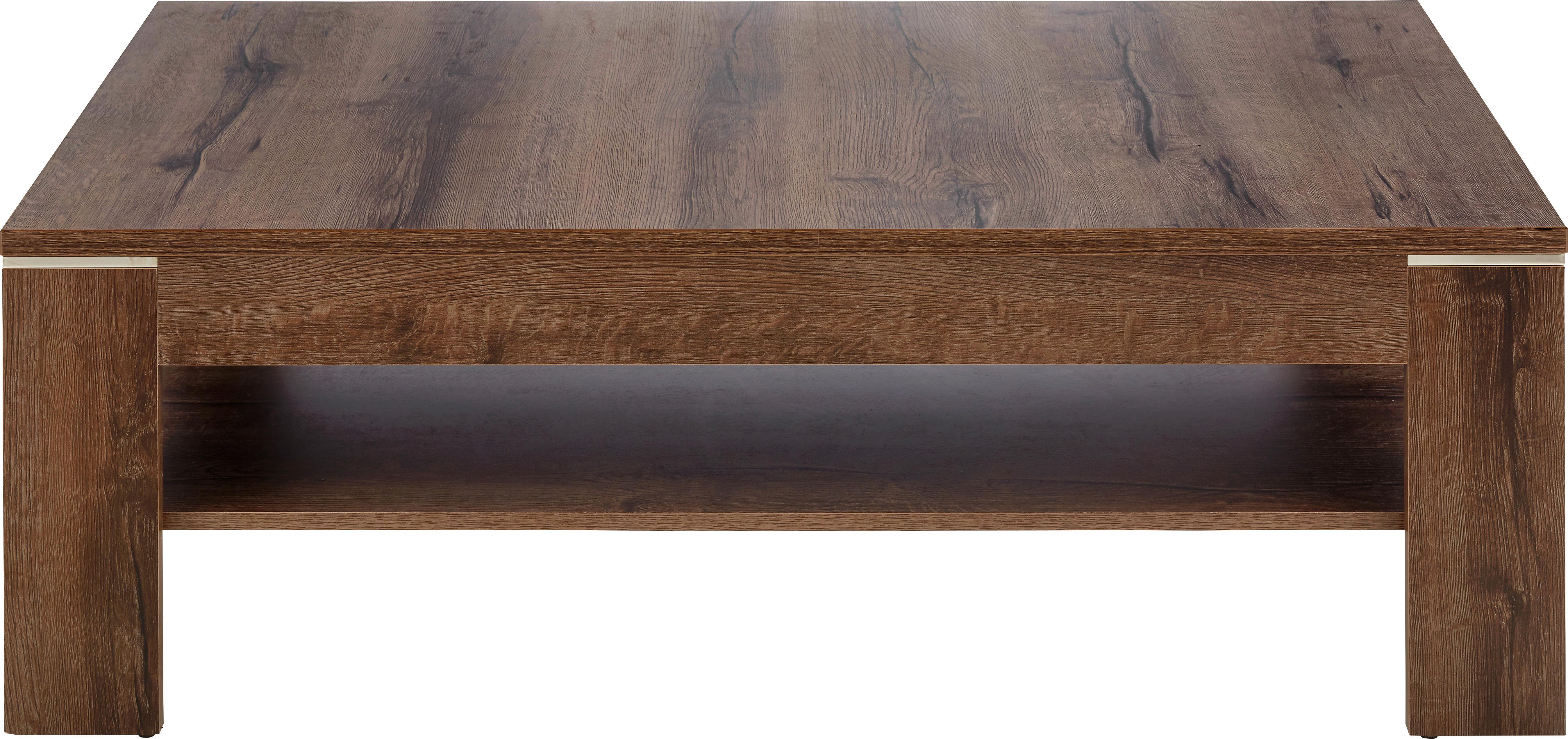 Dohányzóasztal Tölgy Szín Tokio - iszap/tölgyfa, Modern, műanyag/faalapú anyag (120/75/43cm) - Based