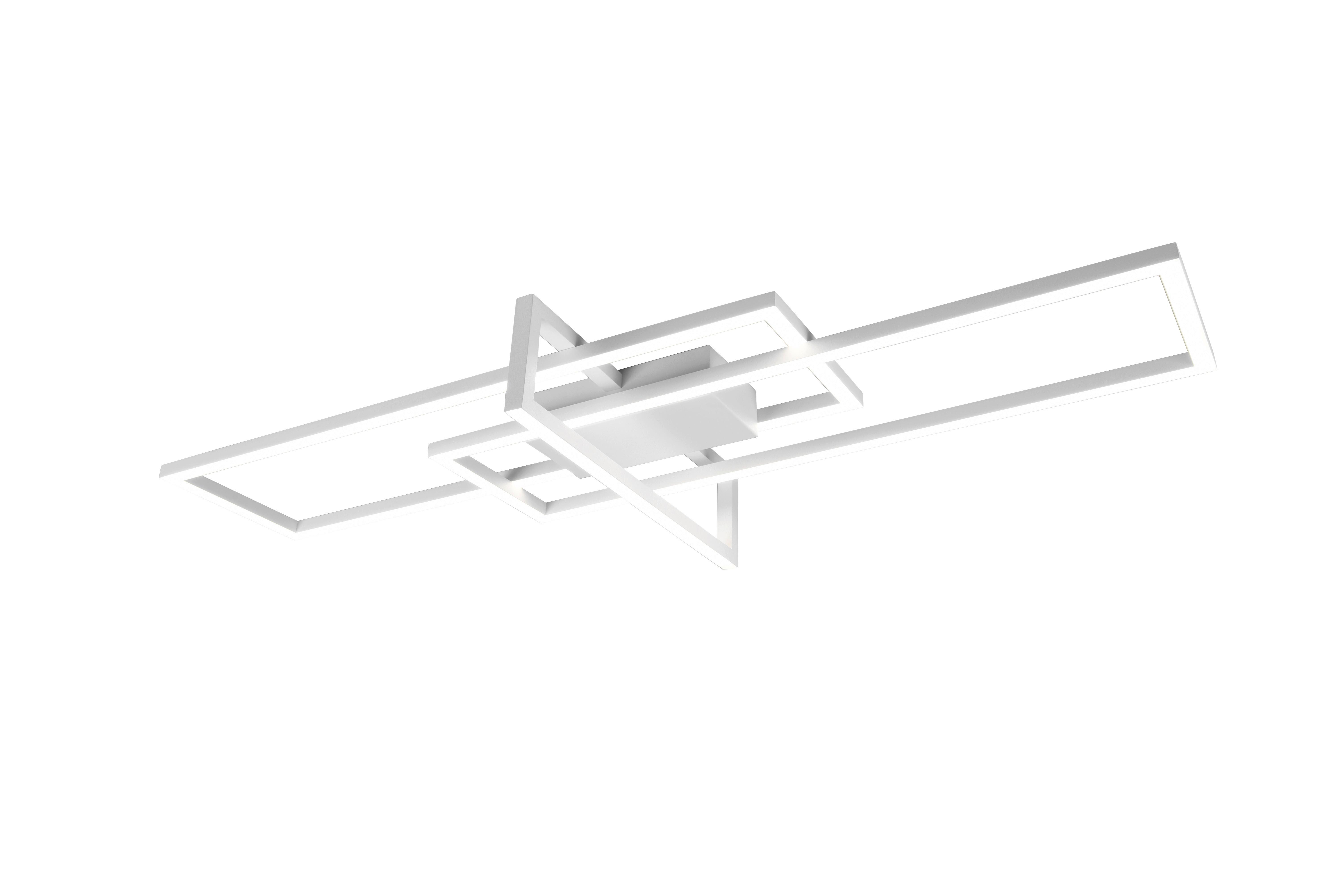 LED-Deckenleuchte Salinas Weiß max. 34 Watt - Weiß, Design, Metall (100/11/40cm) - Trio Leuchten