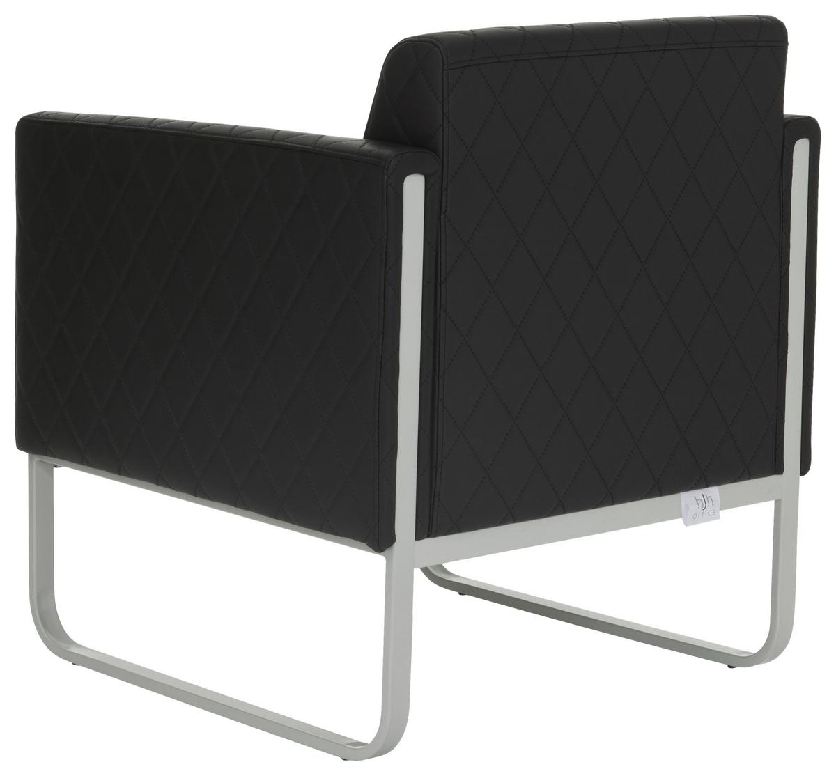 Fotelj Aruba Step, Črna - črna/siva, Moderno, kovina/tekstil (67/78/71cm) - MID.YOU