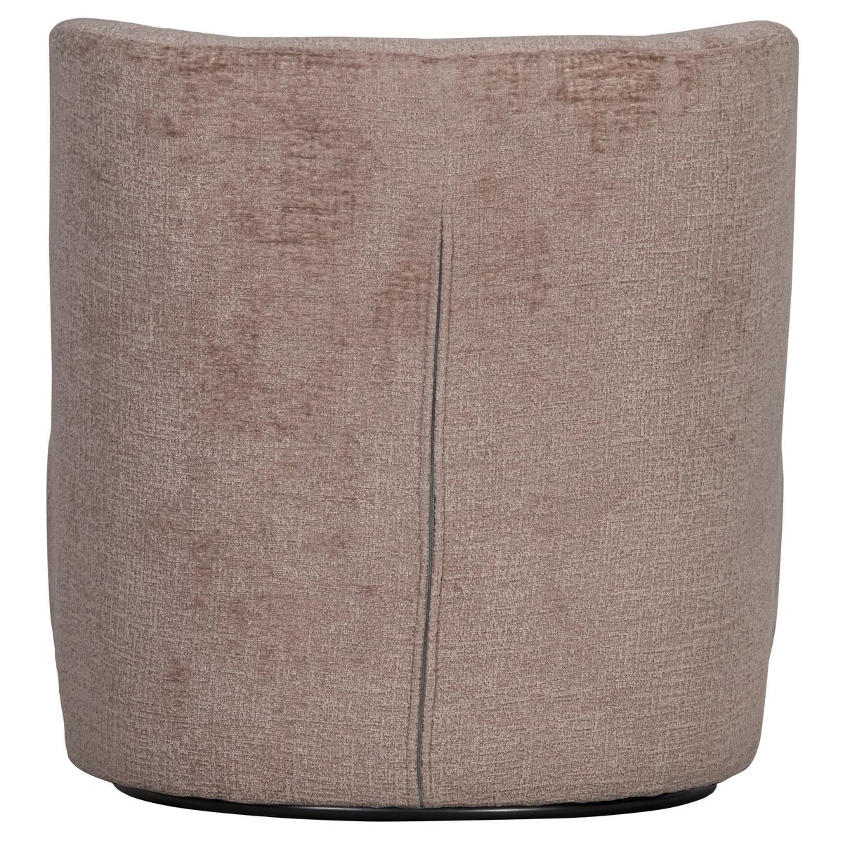 Cocktailsessel Atty Sandfarben - Sandfarben/Schwarz, Design, Kunststoff/Textil (74/75/65cm) - Livetastic
