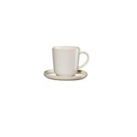 FILIŻANKA I SPODEK DO ESPRESSO 19011184 COPPA TOFU - jasnoszary, Design, ceramika (6/6cm) - ASA