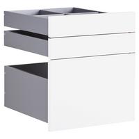 Set Ladica Unit - bijela, Moderno, drvni materijal (45,3/50,3/47cm) - Based