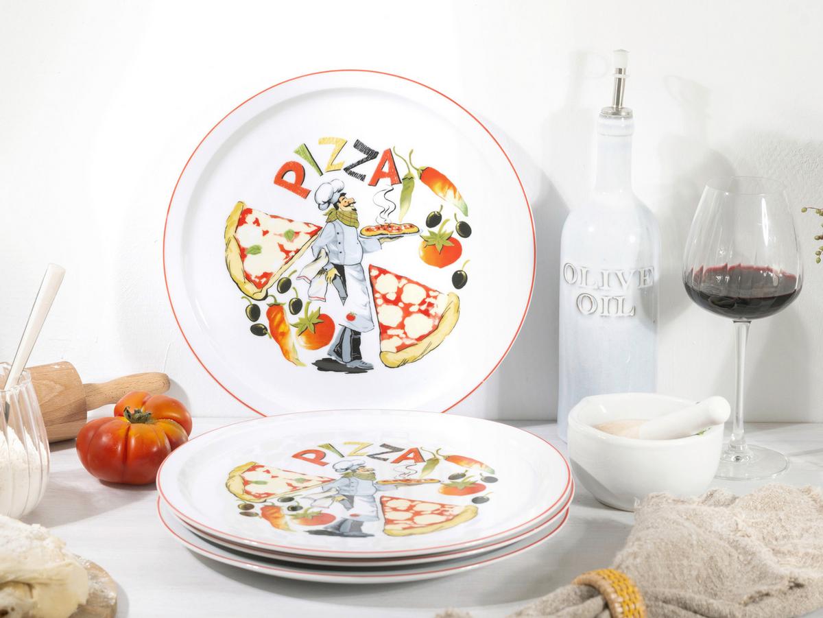 Set Krožnikov Za Pico Milano Luigi, 4-Delni - večbarvno, Basics, keramika (30cm) - Creatable
