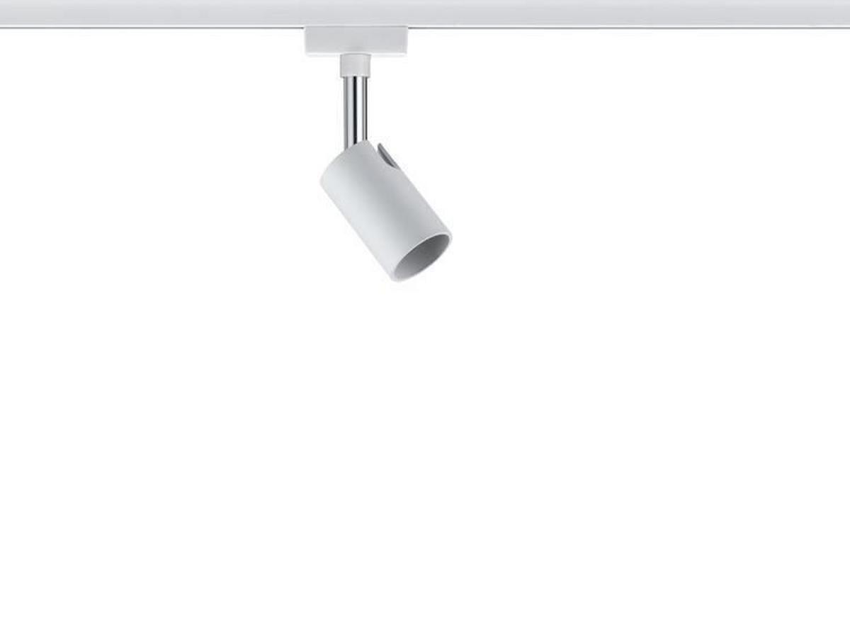 Schienensystem-Strahler Spot Pure I in Weiß max. 10 Watt - Weiß, Design, Metall (5,8/11/6,6cm) - Paulmann