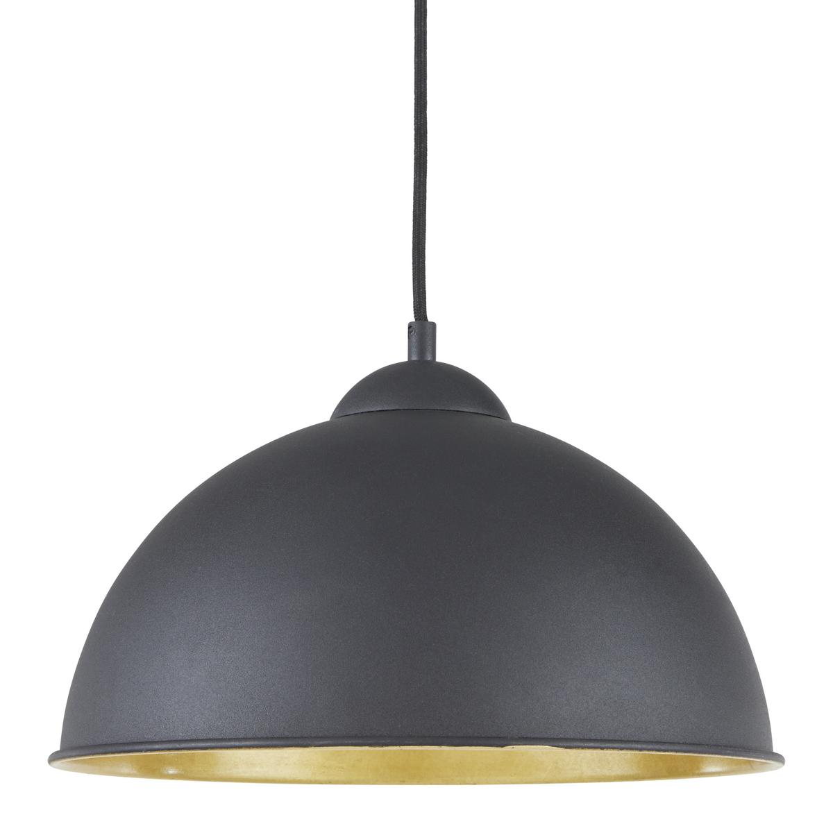 Hängeleuchte Jimmy max. 60 Watt - Goldfarben/Schwarz, LIFESTYLE, Metall (30/105cm) - Mömax