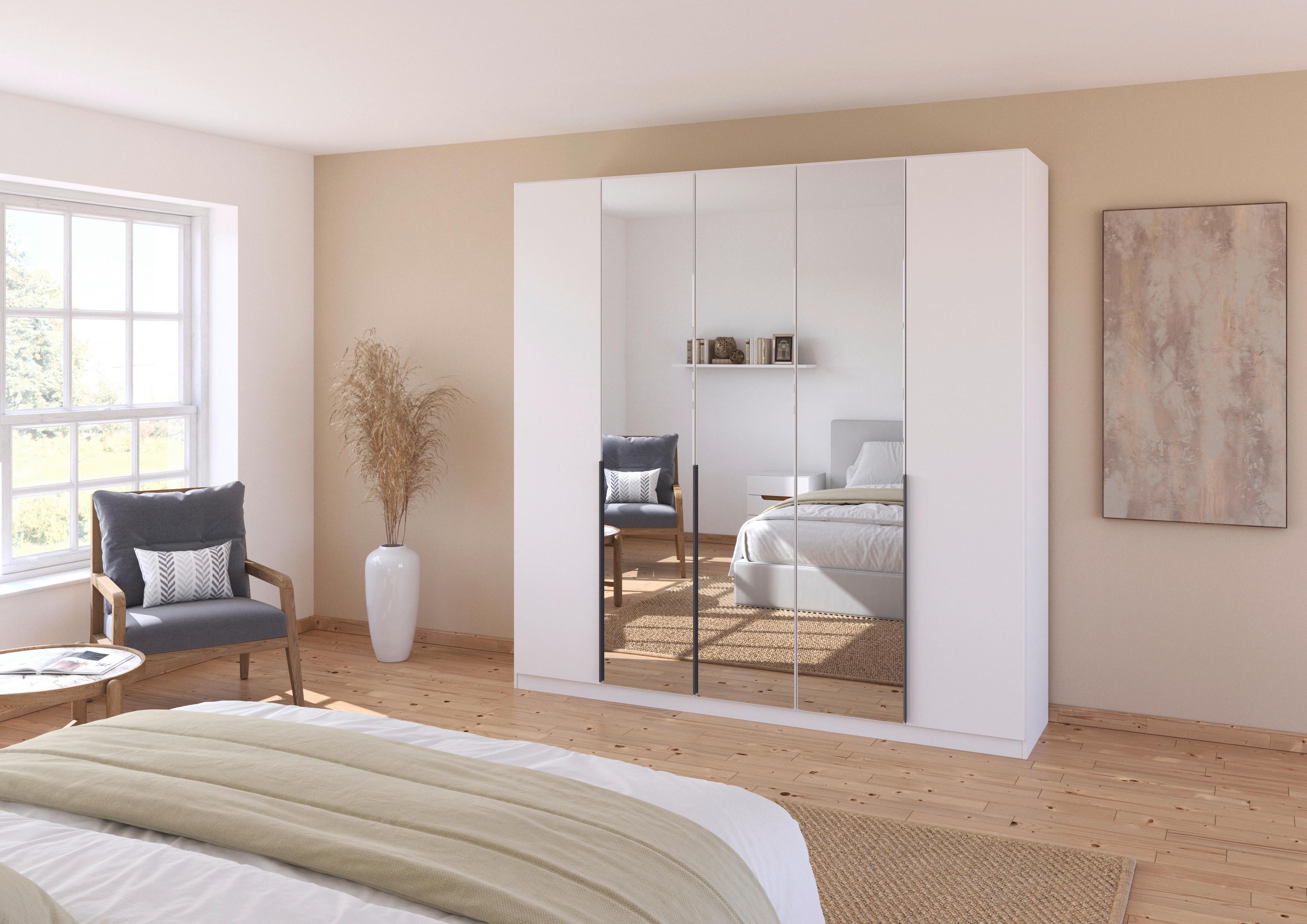 Ormar S Klasičnim Vratima Alabama - bijela/siva, Moderno, drvni materijal/metal (226/229/54cm) - Modern Living