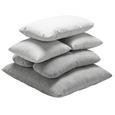 Kissensatz Hellgrau - Hellgrau, MODERN, Textil (73/67/31cm) - Based Kissensatz Hellgrau - Hellgrau, MODERN, Textil (73/67/31cm) - Based