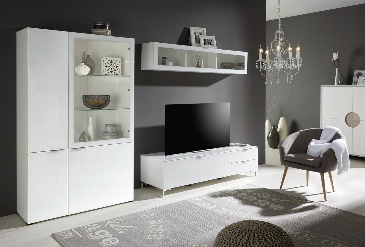Hängeleuchte Pinja max. 40 Watt - Weiß, LIFESTYLE, Kunststoff/Metall (44/150cm) - Globo
