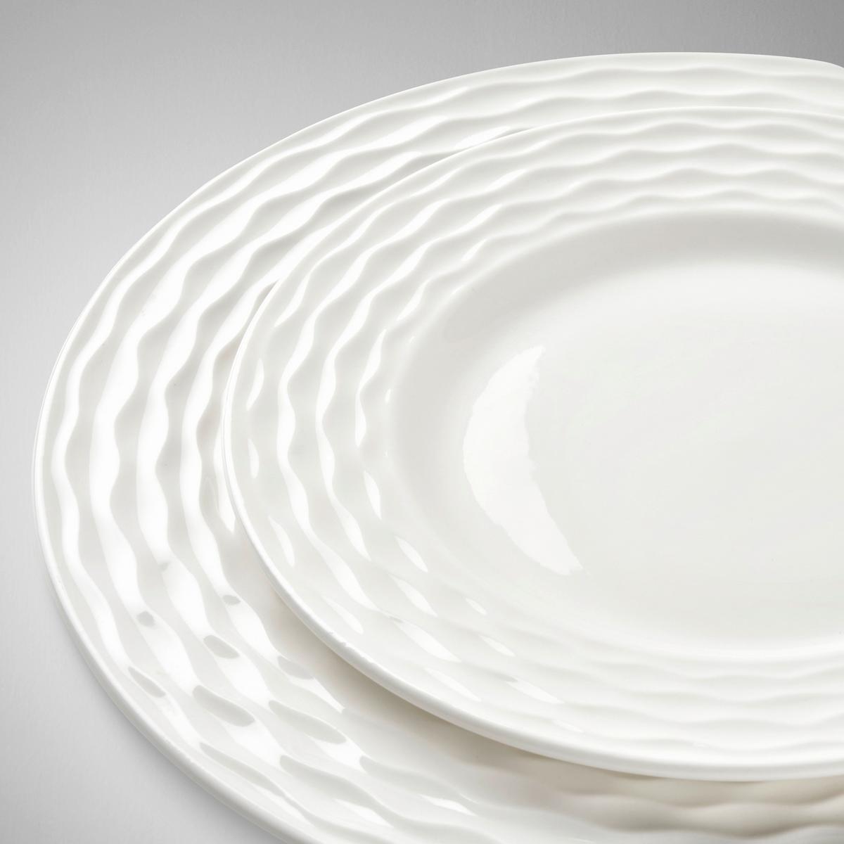 Serviciu de masă 12/1 Selina - alb, Konventionell, ceramică - Mömax
