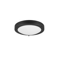 Badezimmer-Deckenleuchte Condus max. 60 Watt - Schwarz/Weiß, Basics, Glas/Metall (31,5/31,5/8cm) - Trio Leuchten