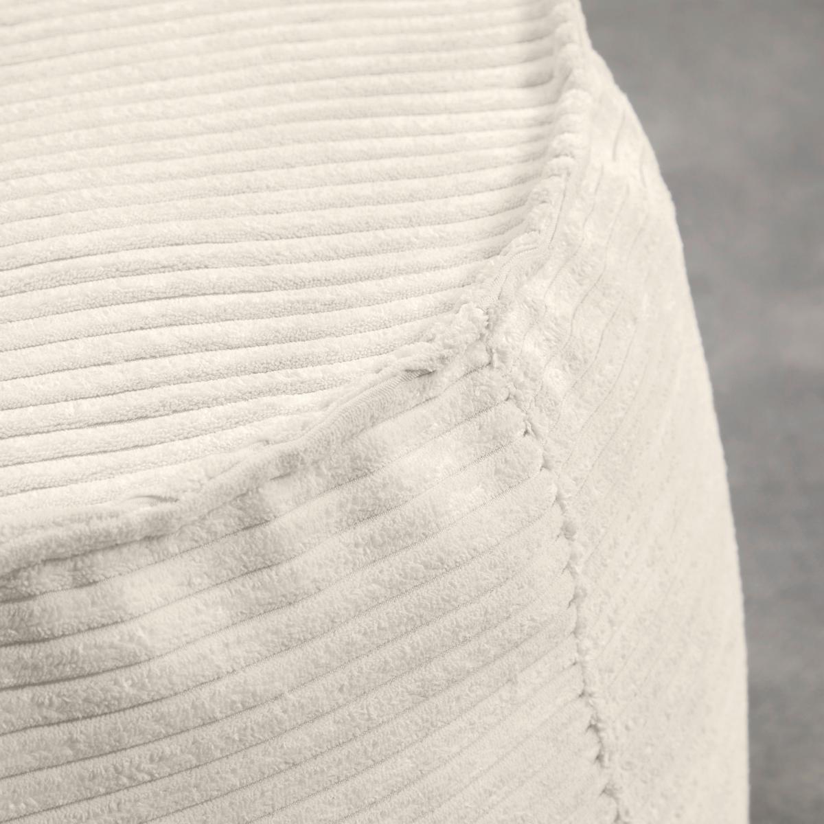 Hocker Lucylla Weiß - Weiß, MODERN, Textil (60/60/38cm) - Mömax