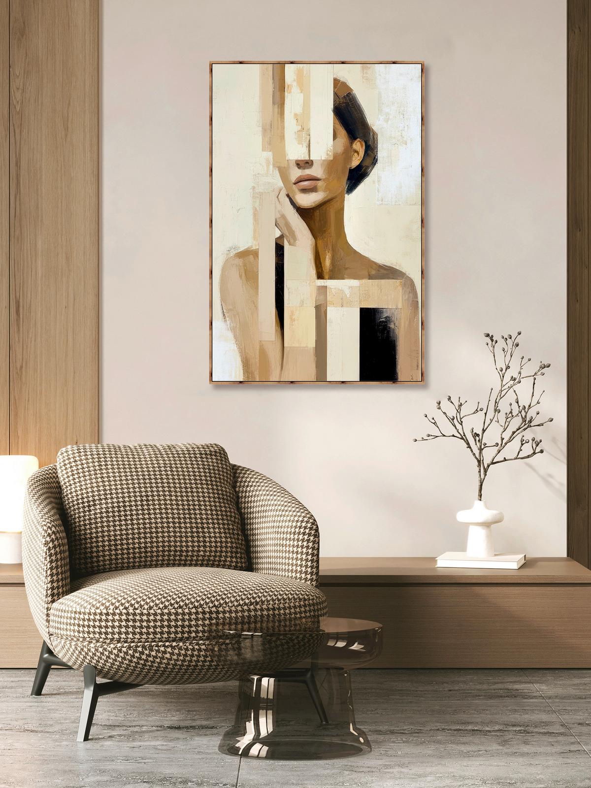 Leinwandbild Helen Multicolor Ca. 80x120cm - Multicolor, Konventionell, Holz/Kunststoff (80/120cm) - Mömax