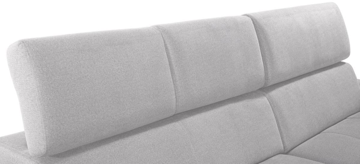 Kutna Garnitura Perry - srebrne boje, Design, tekstil/drvo (292/183cm) - Modern Living