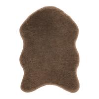 Blană artificială Susi - cafeniu/roz antic, Romantik / Landhaus, textil/blană (90/60cm) - Modern Living