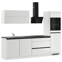 Küchenblock IBC ohne Geräte ca. 280 cm Hellgrau - Dunkelgrau/Hellgrau, Design, Holzwerkstoff (280cm) - Impuls