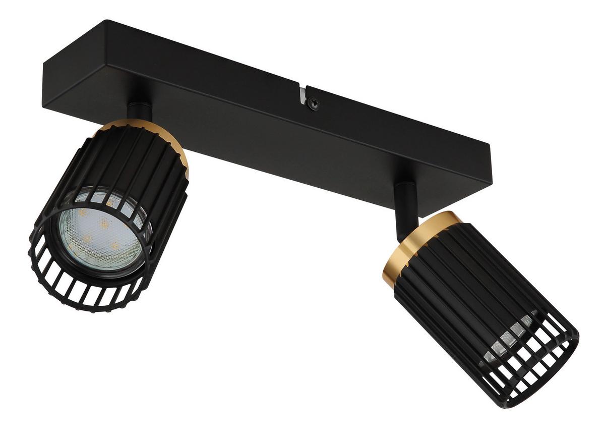 STRAHLER 57906-2 KORBEN - Goldfarben/Schwarz, Design, Metall (26/12,5/15,5cm) - Globo