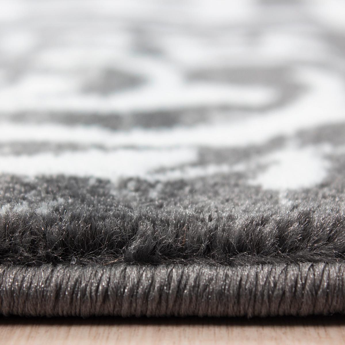 Flachwebeteppich Miami Grau ca. 240x340cm - Grau, Design, Textil (240/340cm) - Novel