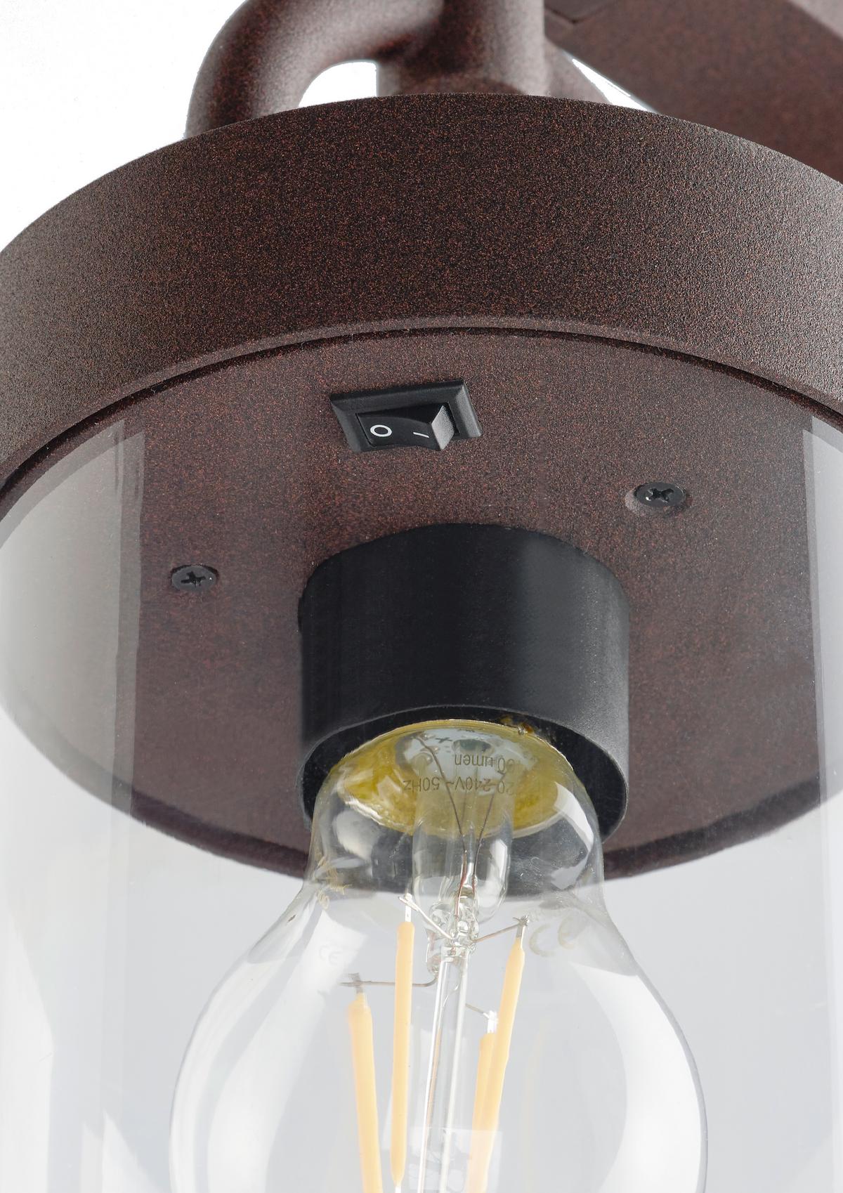 Wegleuchte Sambesi in Rostfarben max. 28 Watt - Rostfarben, Basics, Metall (23/21/100cm) - Trio Leuchten