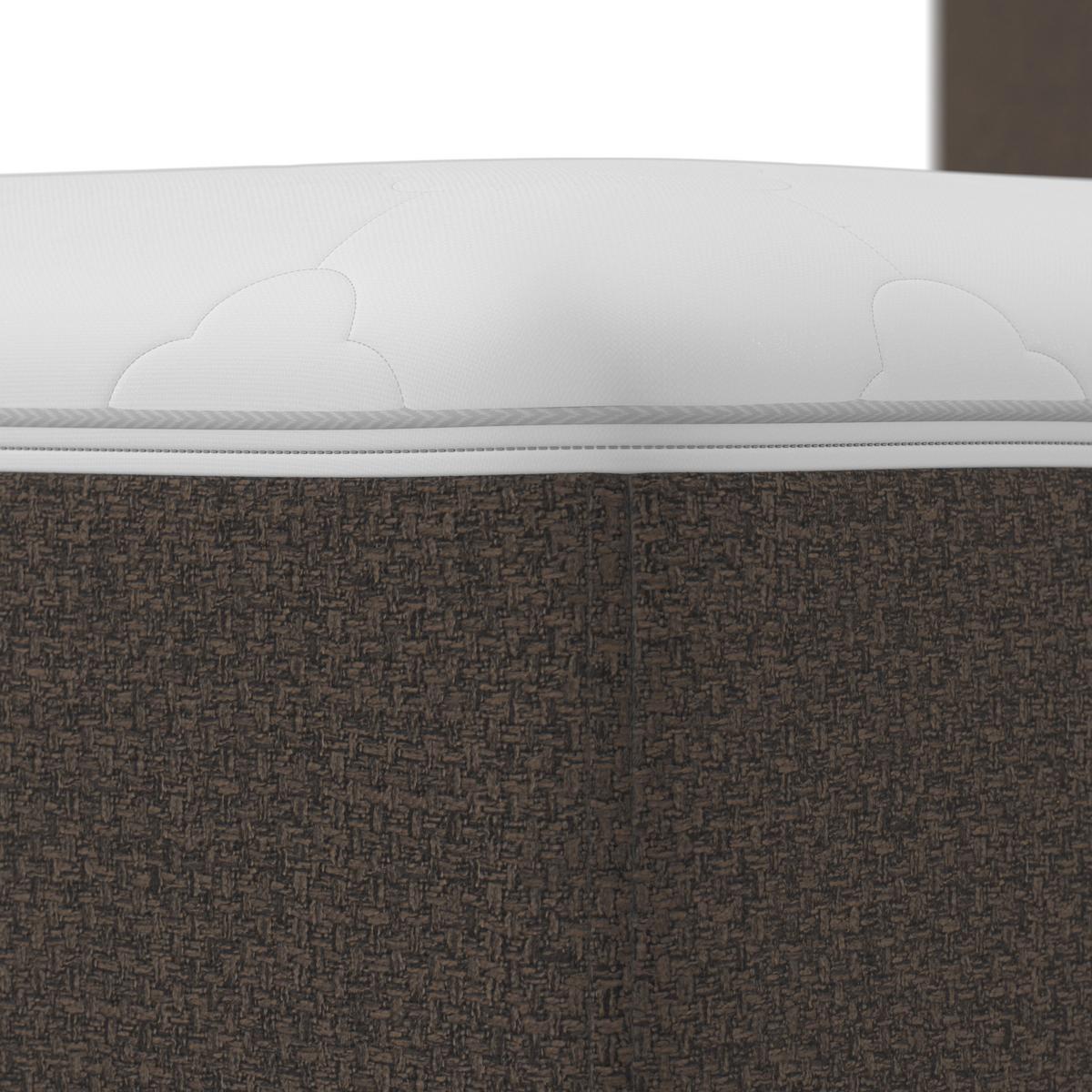 Boxbett Marco ca. 140x200 cm Braun - Schwarz/Braun, MODERN, Holz/Kunststoff (140/200cm) - Bessagi Home