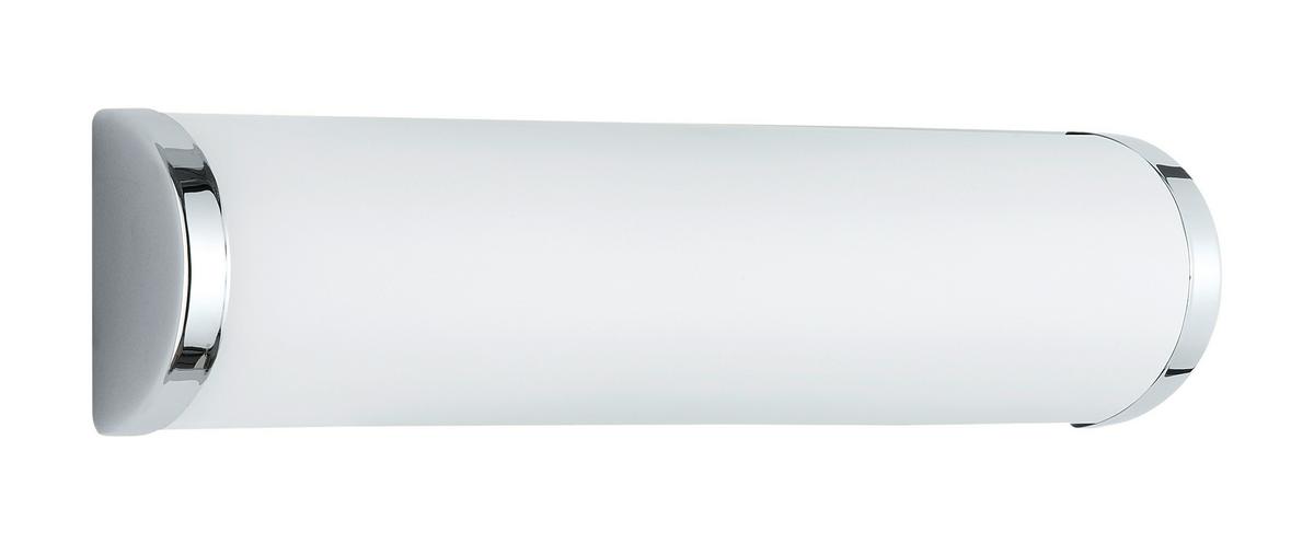Spiegelleuchte Xavi in Opal/Chrom max. 40 Watt - Chromfarben/Opal, Design, Glas/Metall (30,5/8,3/6,3cm) - Trio Leuchten