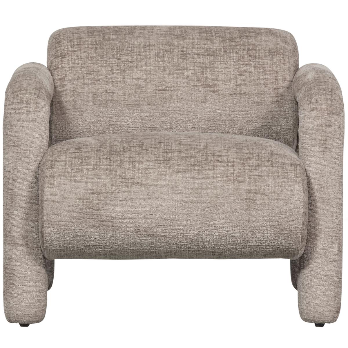 Sessel Lenny Sandfarben - Sandfarben, Design, Textil (76/65/82cm) - Livetastic