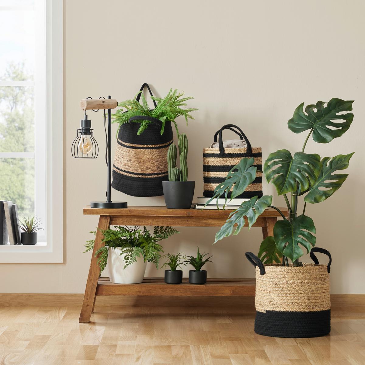 Mască pentru ghiveci LUISA -BASED - alb/negru, Modern, ceramică (12/10cm) - Best Price