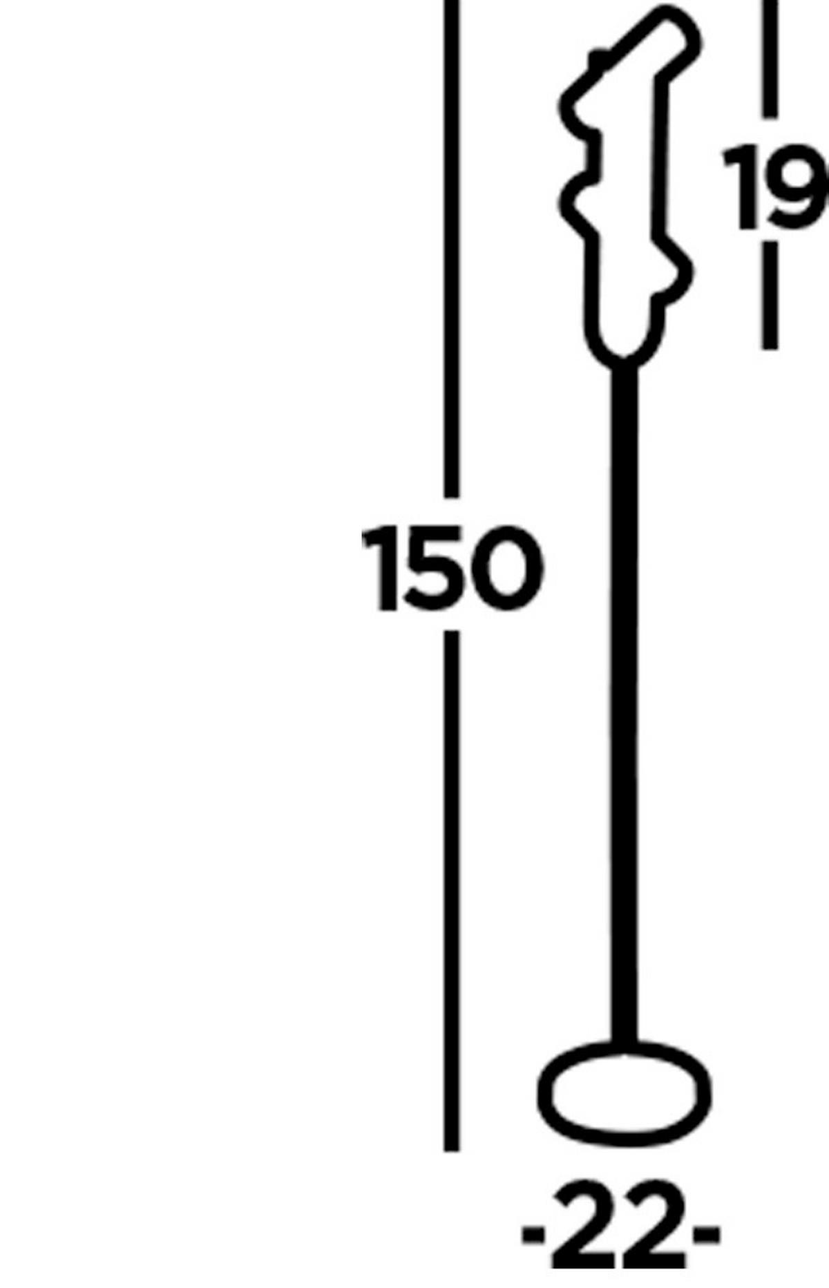 Led Állólámpa Telescope Eu2792bk - fekete, Lifestyle, fém (22/22/150cm)