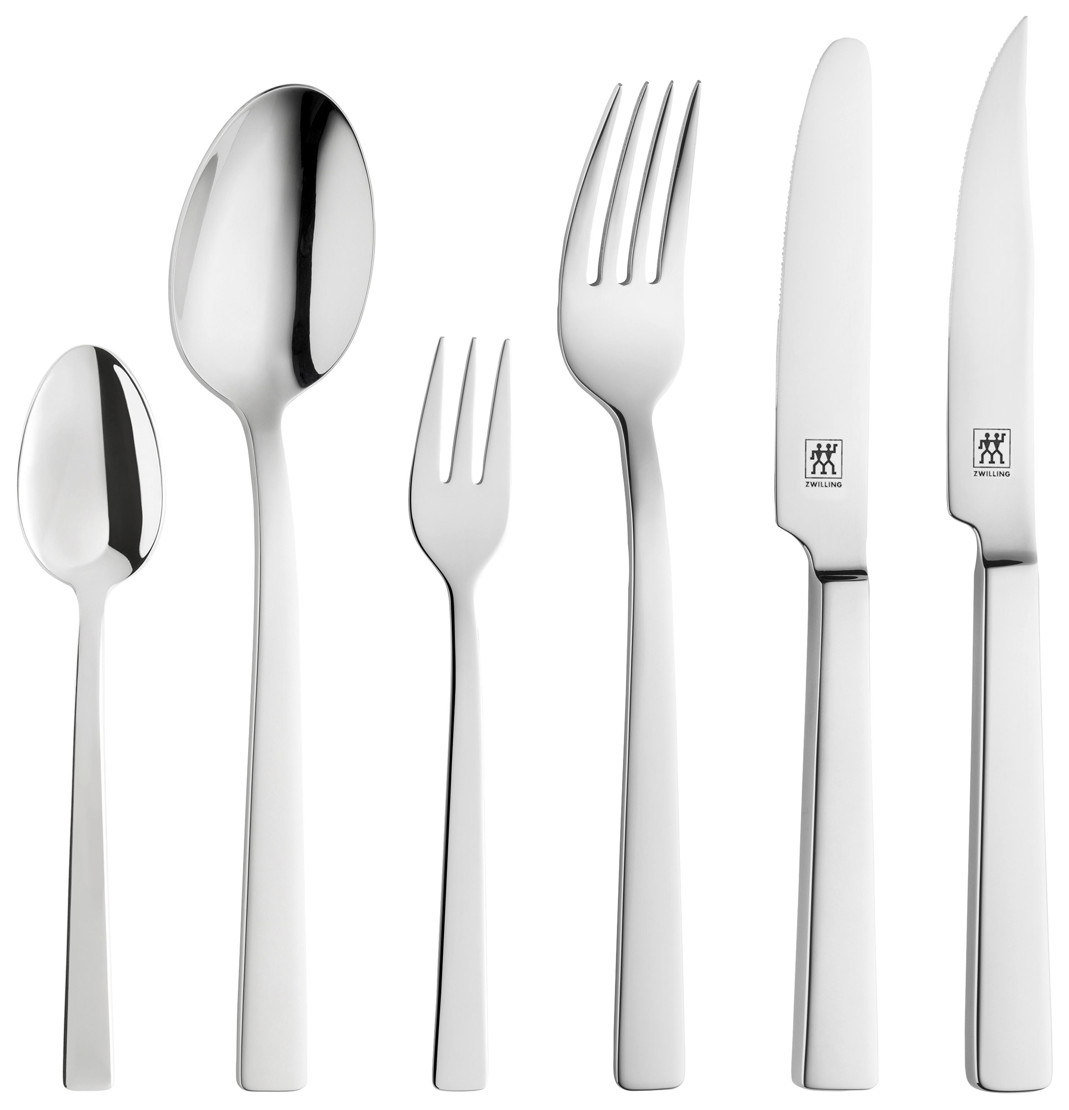 ZESTAW SZTUĆCÓW 1027224 ZWILLING - kolor stalowy, Basics, metal - Zwilling