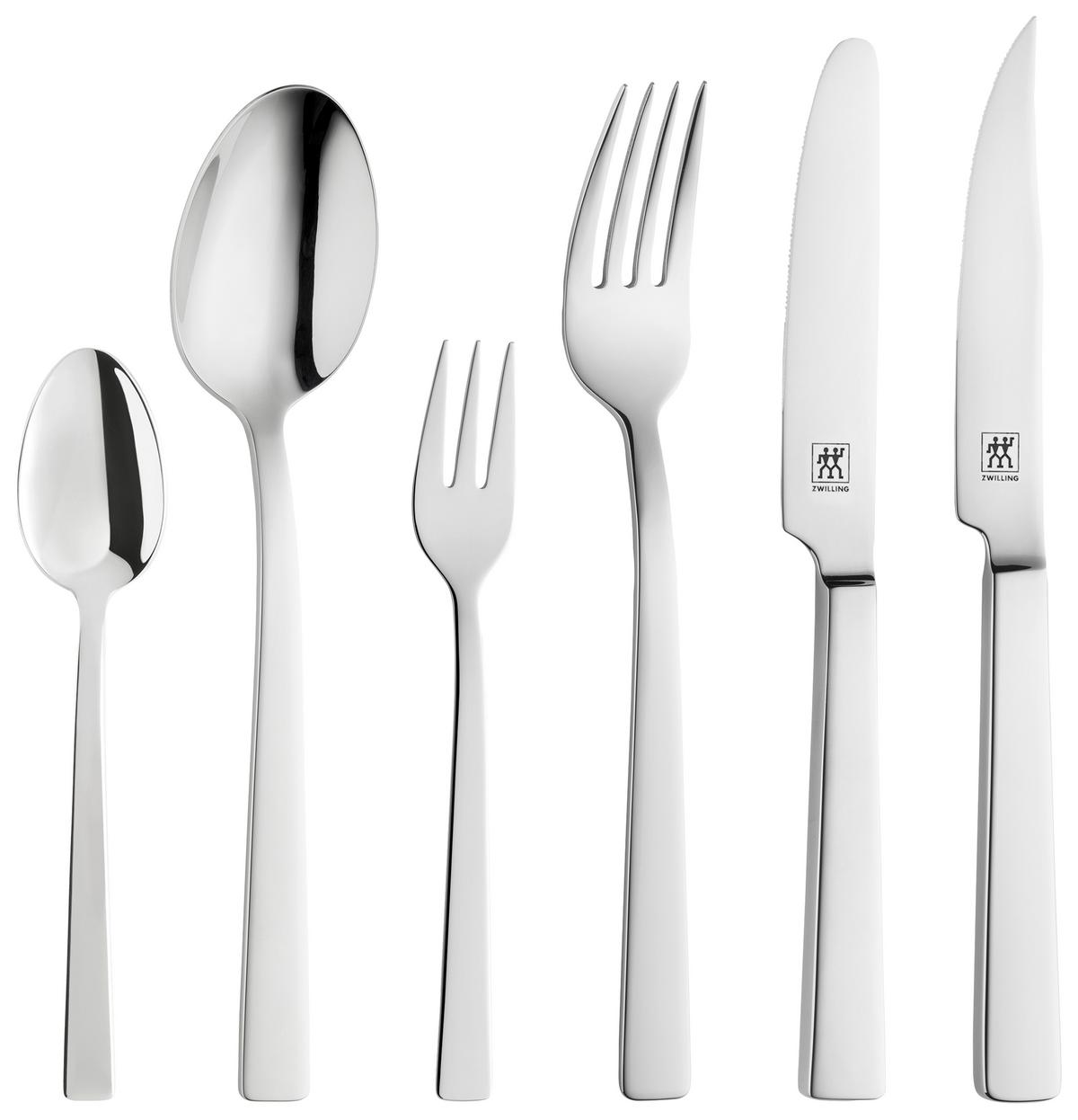 ZESTAW SZTUĆCÓW 1027224 ZWILLING - kolor stalowy, Basics, metal - Zwilling