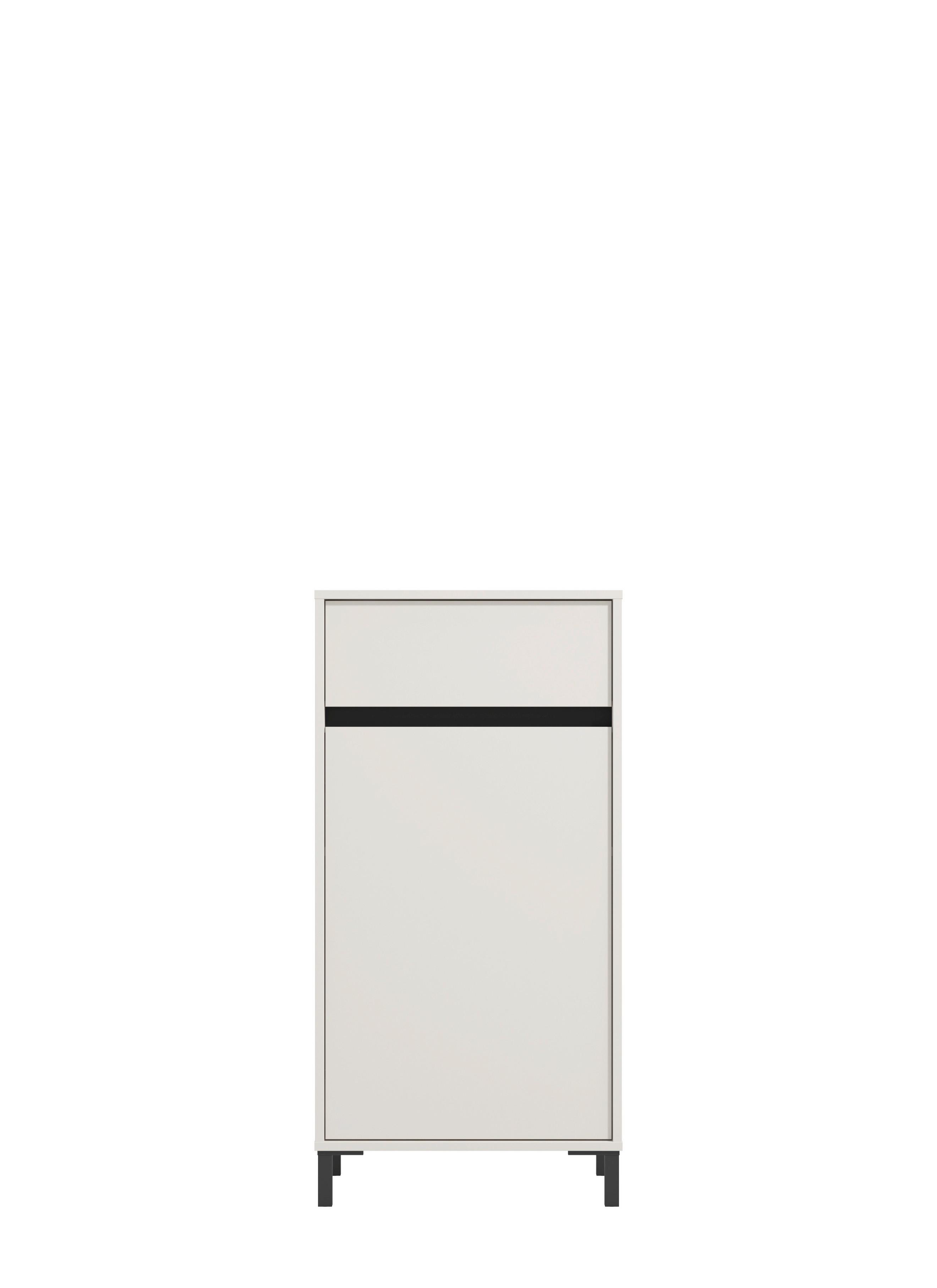 Schuhschrank Arran Kaschmirfarben - Kaschmir, Modern, Holzwerkstoff (55/110/40cm) - Mömax