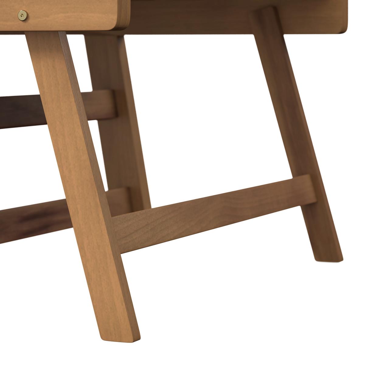 Bancă Pia - gri/culoare lemn acacia, Modern, lemn/textil (190/75/68cm) - Bessagi Garden